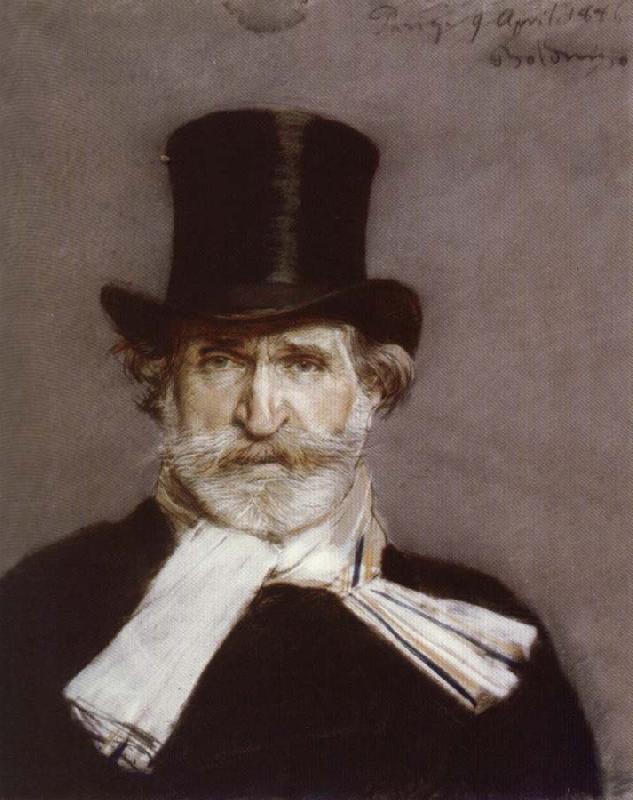 Giovanni Boldini Portrait of Giuseppe Verdi oil painting image